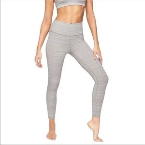 Athleta High Rise Chaturanga Jacquard Leggings